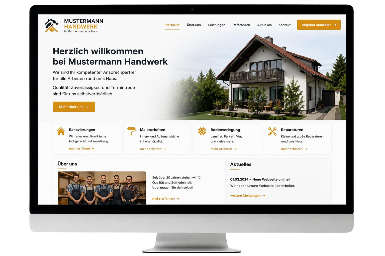 Chatty Mockup Alte Handwerker Seite neu trans Chatty Mockup Alte Handwerker Seite neu trans